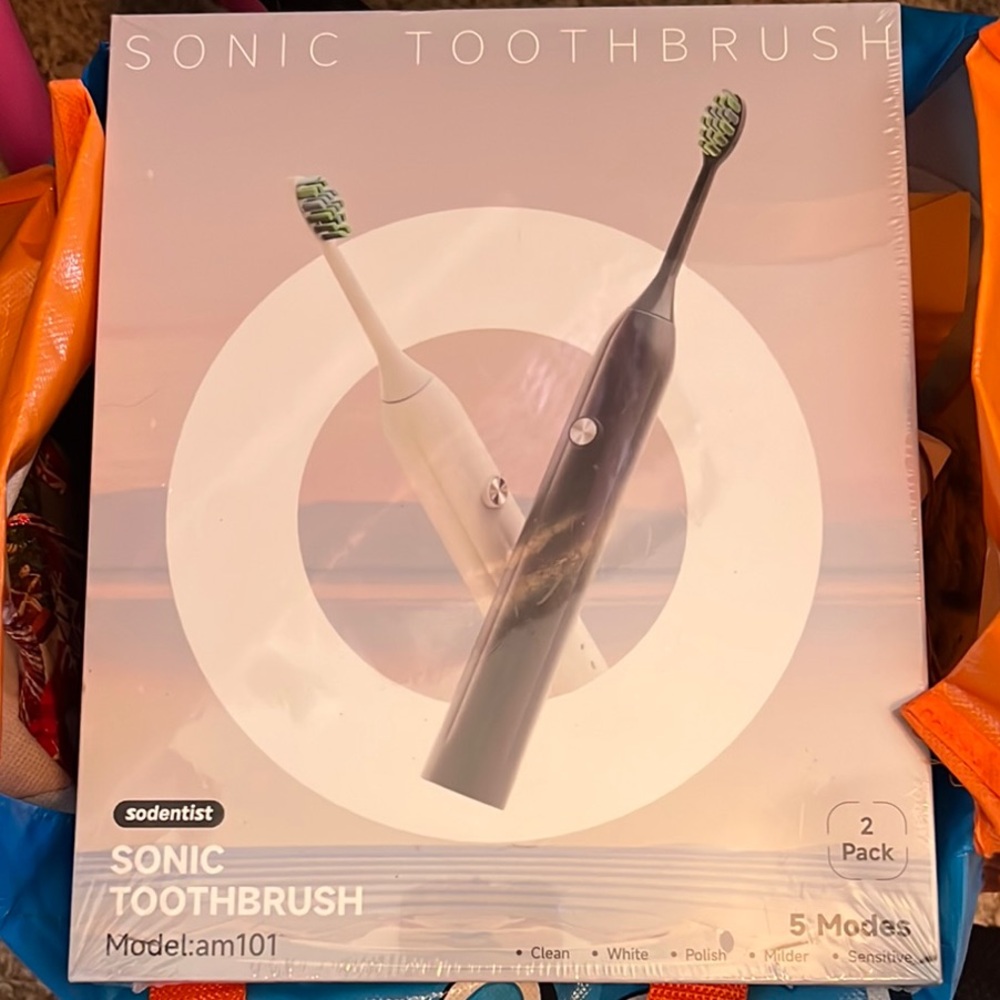 Sonic Toothbrush - Black and White